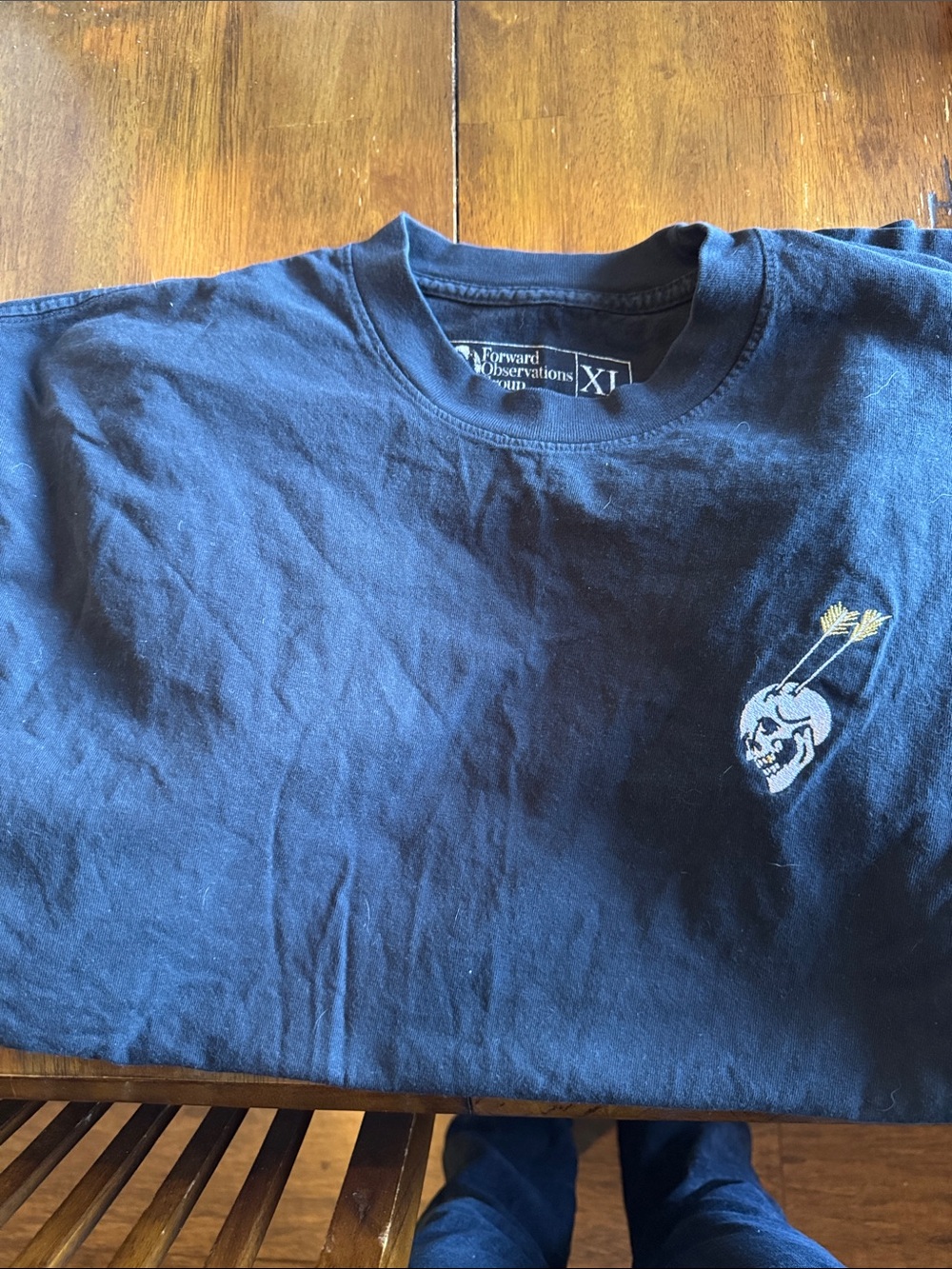 Forward Observations Men's Black Skull Tee - XL